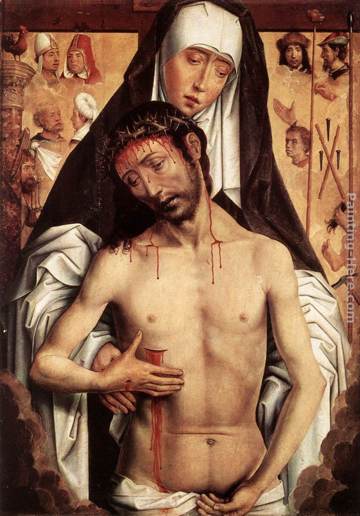 The Virgin Showing the Man of Sorrows painting - Hans Memling The Virgin Showing the Man of Sorrows art painting